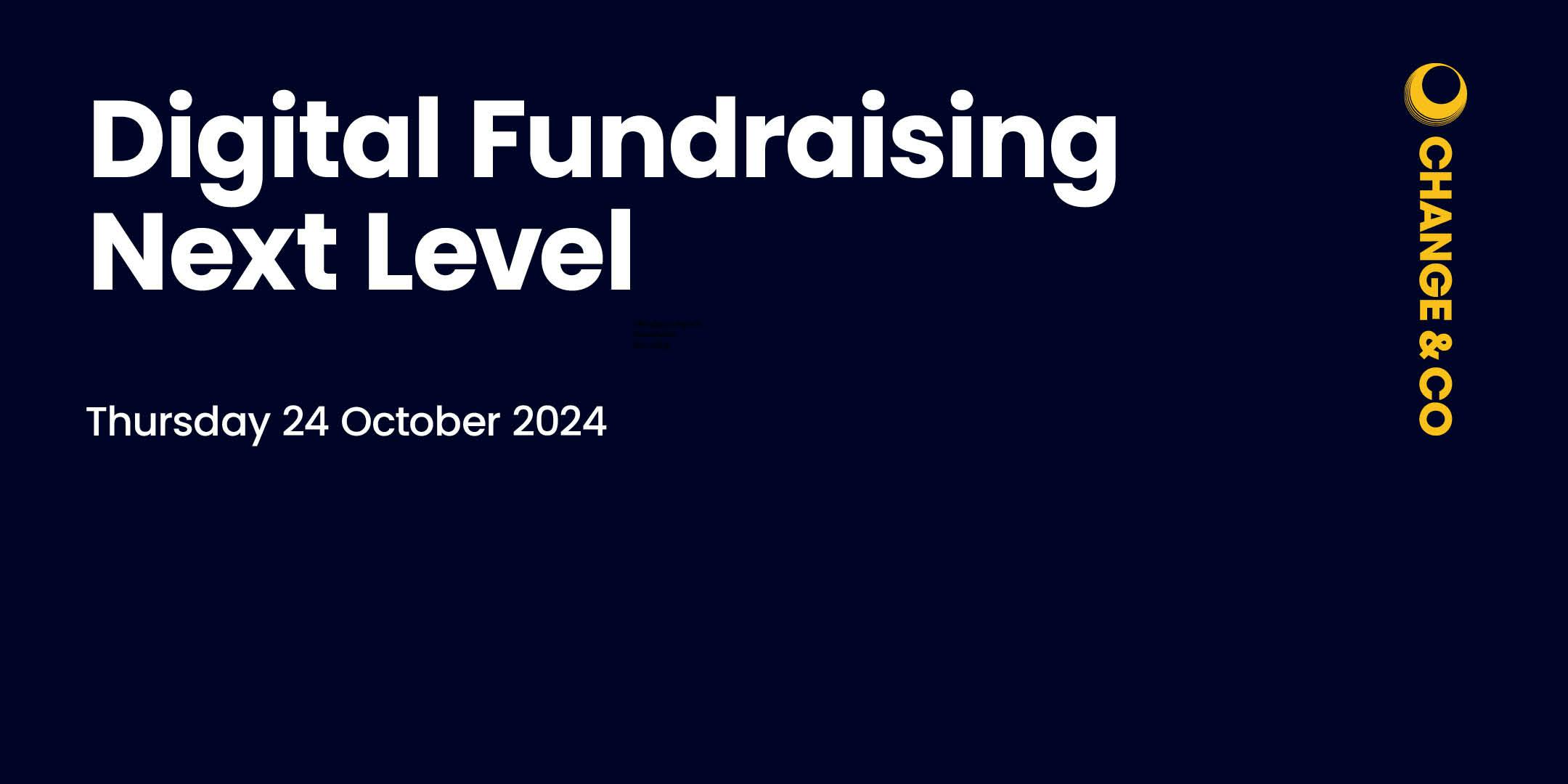 Digital Fundraising Next Level